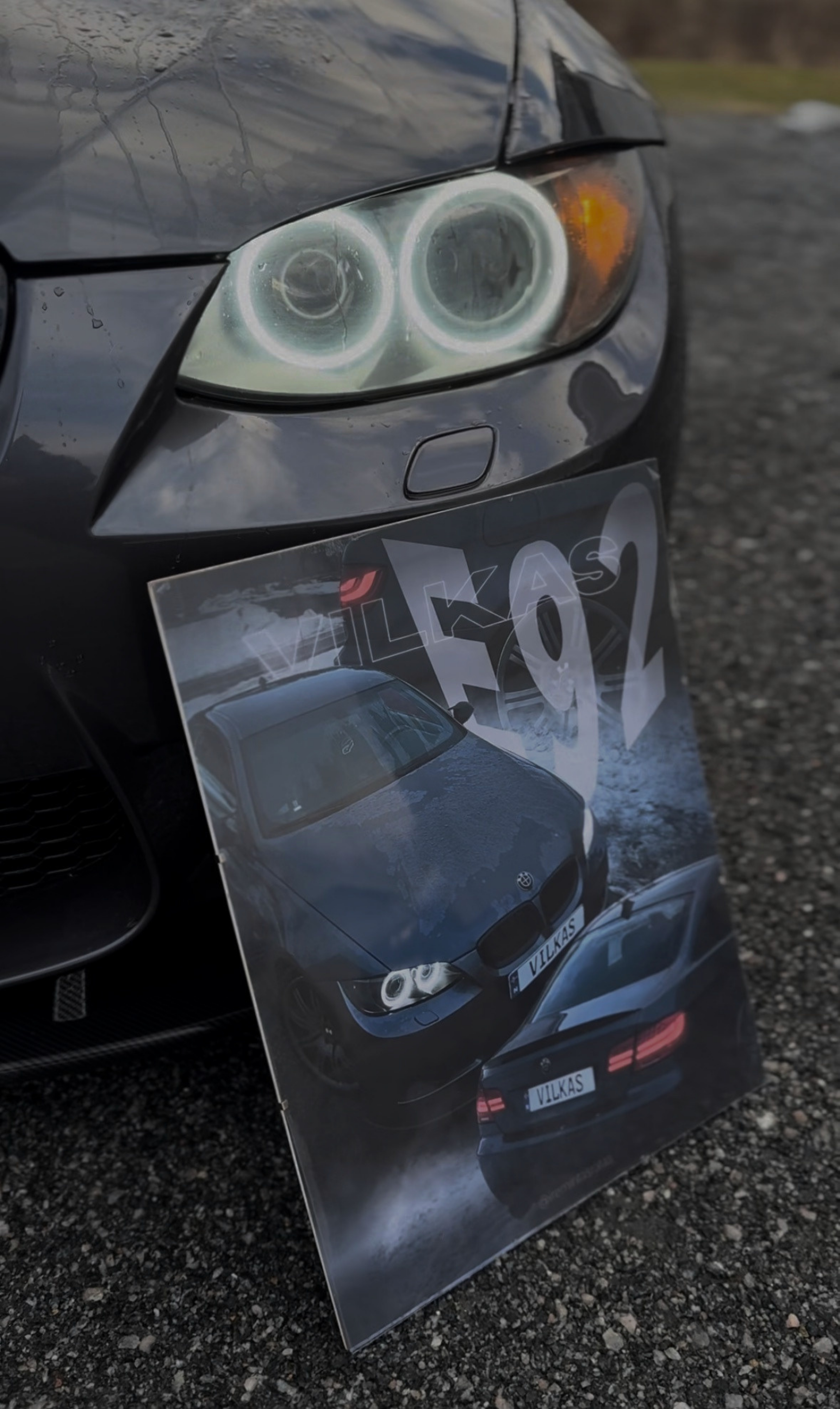 Individualus įrėmintas automobilio plakatas - STANDART