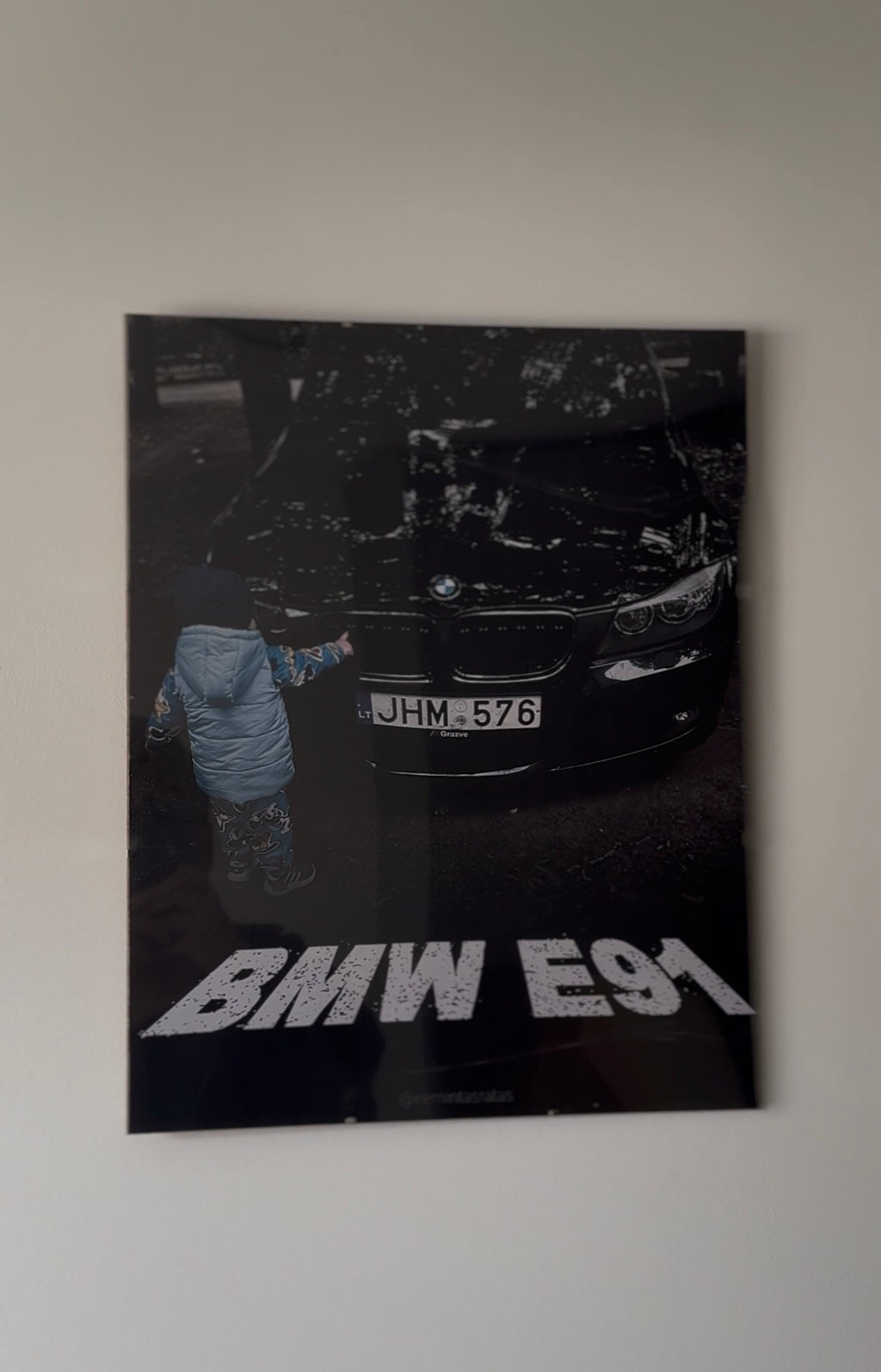 Individualus įrėmintas automobilio plakatas - STANDART