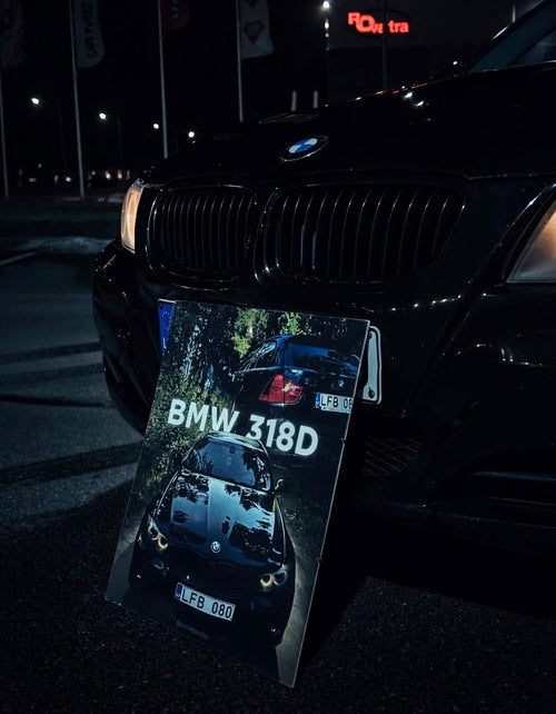 Individualus įrėmintas automobilio plakatas - STANDART