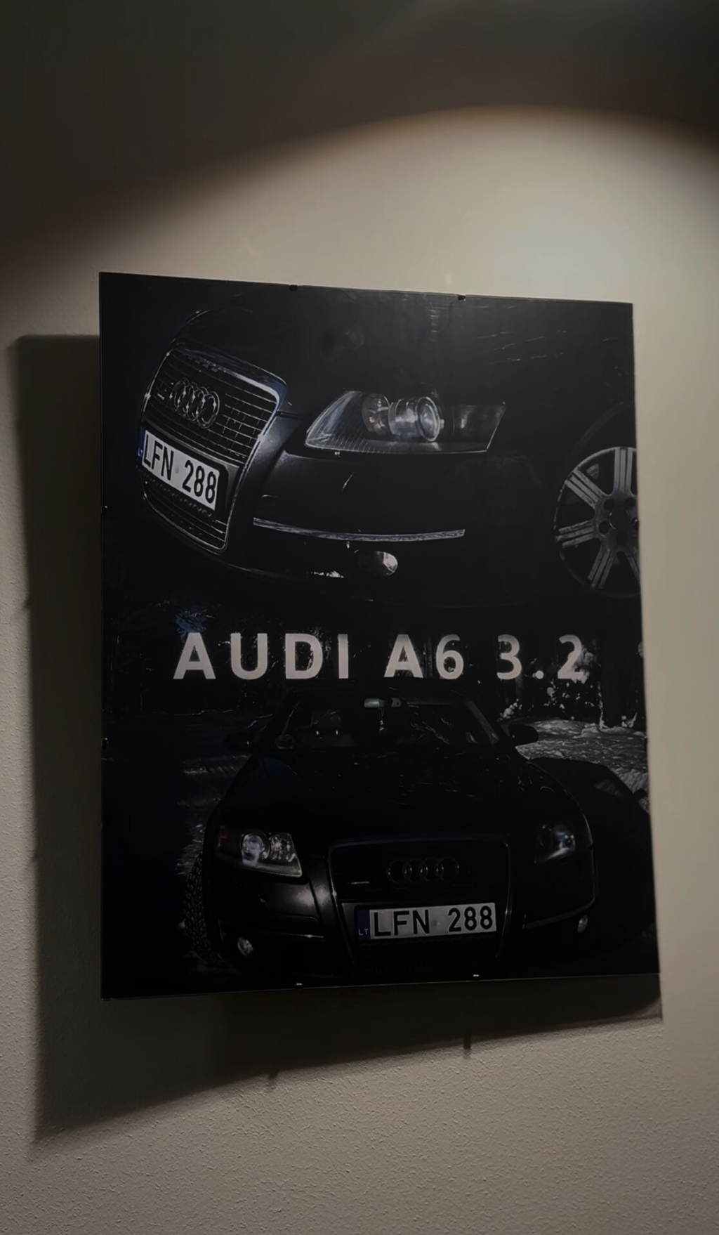 Individualus įrėmintas automobilio plakatas - STANDART
