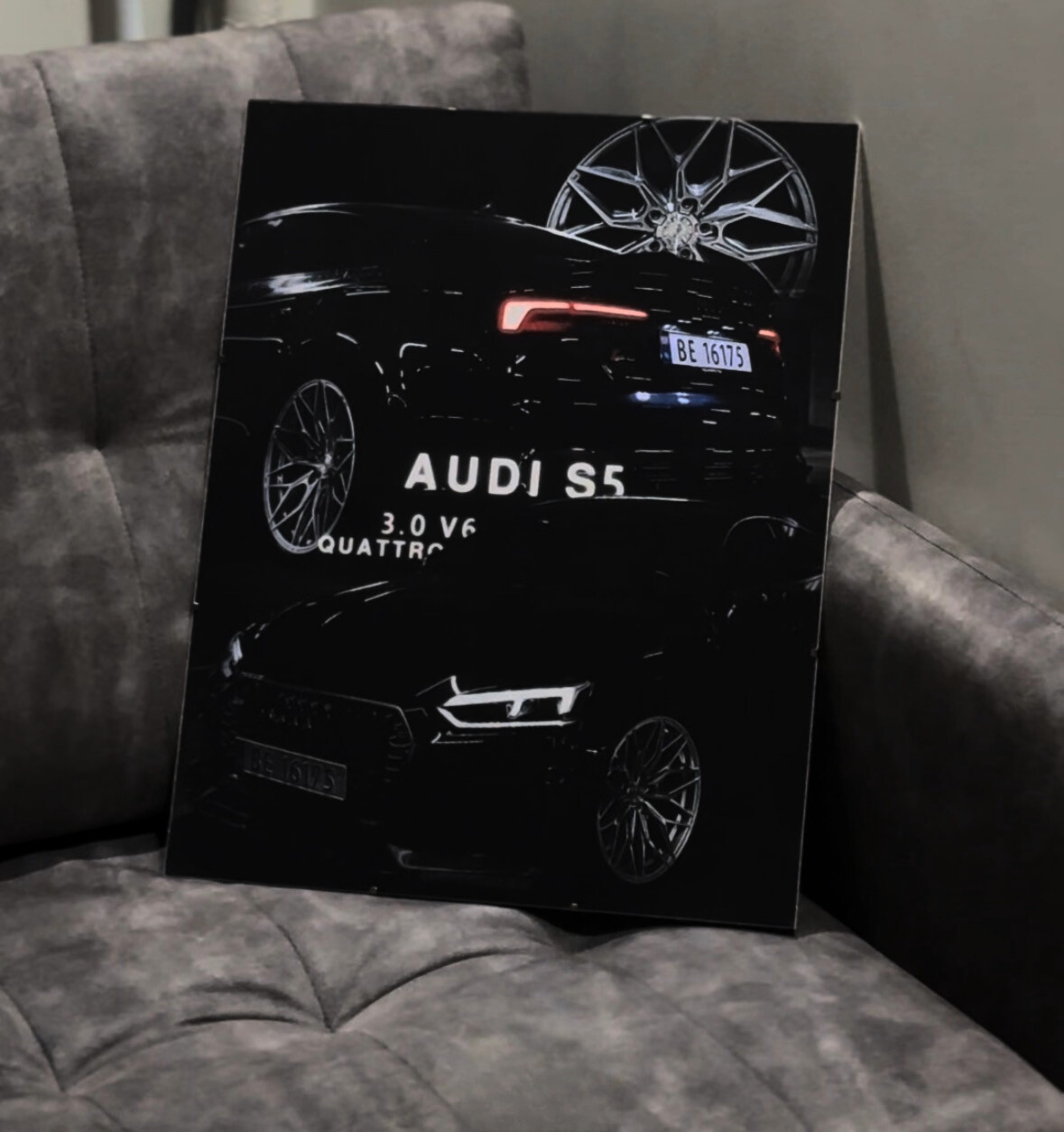 Individualus įrėmintas automobilio plakatas - STANDART