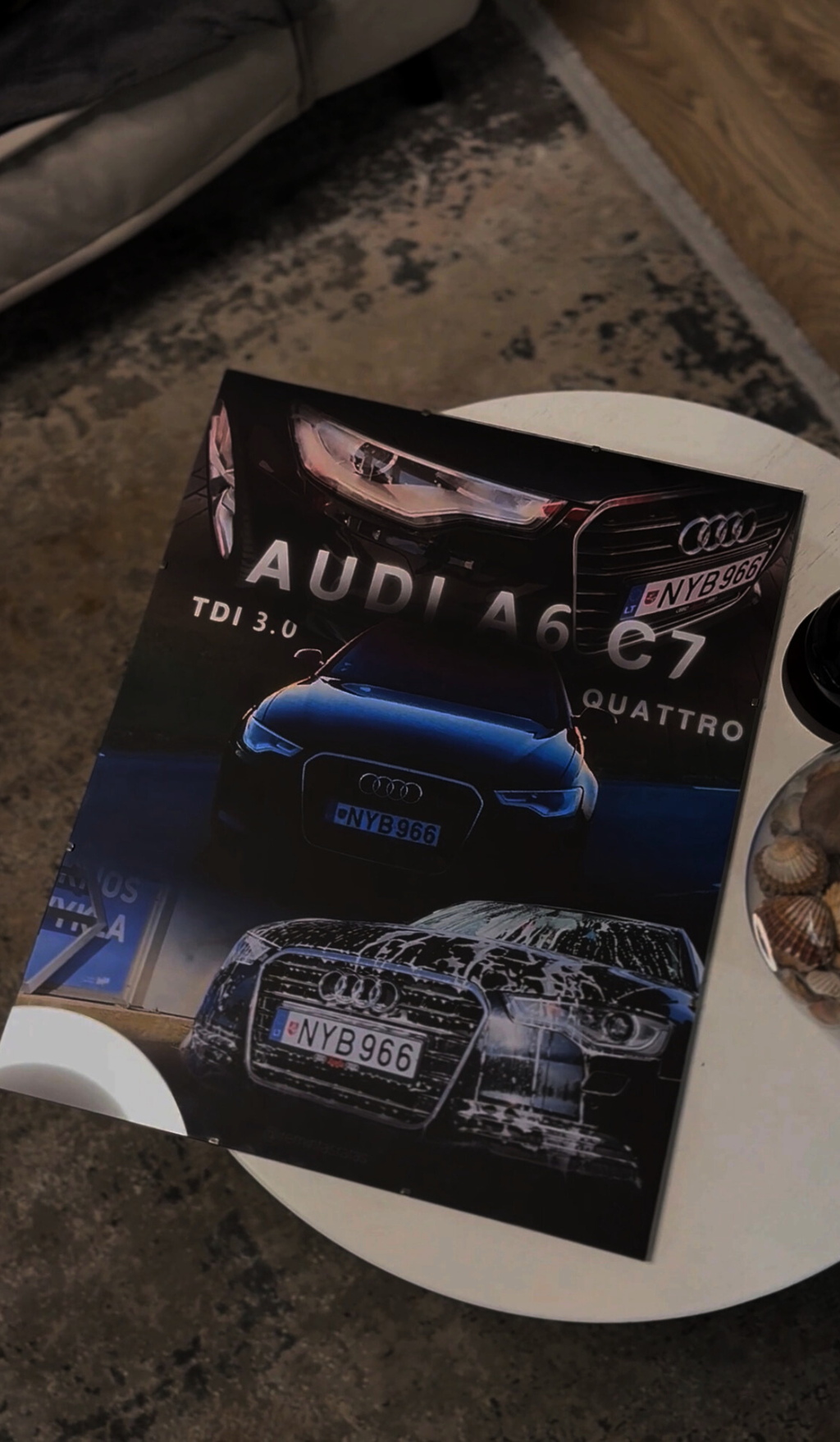 Individualus įrėmintas automobilio plakatas - STANDART