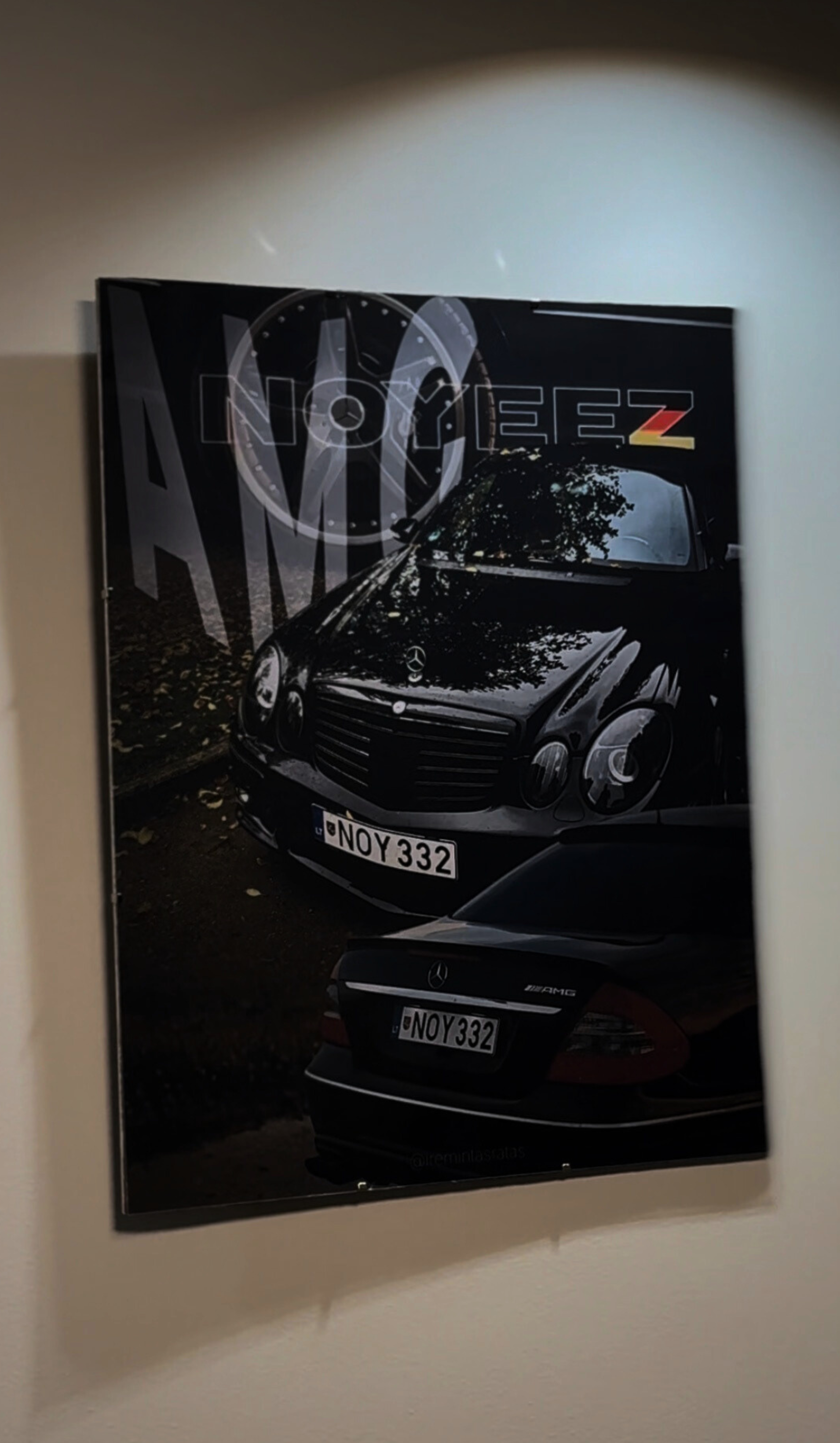 Individualus įrėmintas automobilio plakatas - STANDART