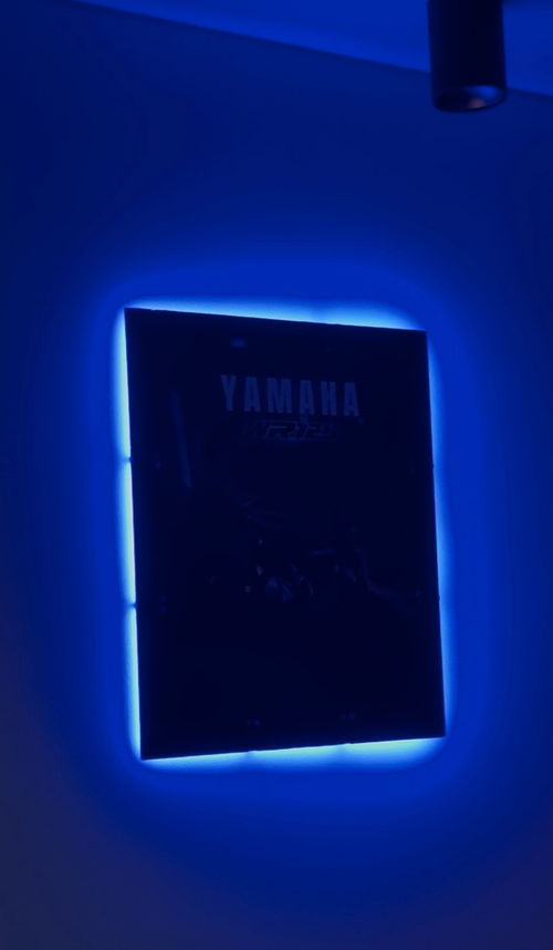 Individualus įrėmintas automobilio plakatas - PREMIUM (su LED apšvietimu)