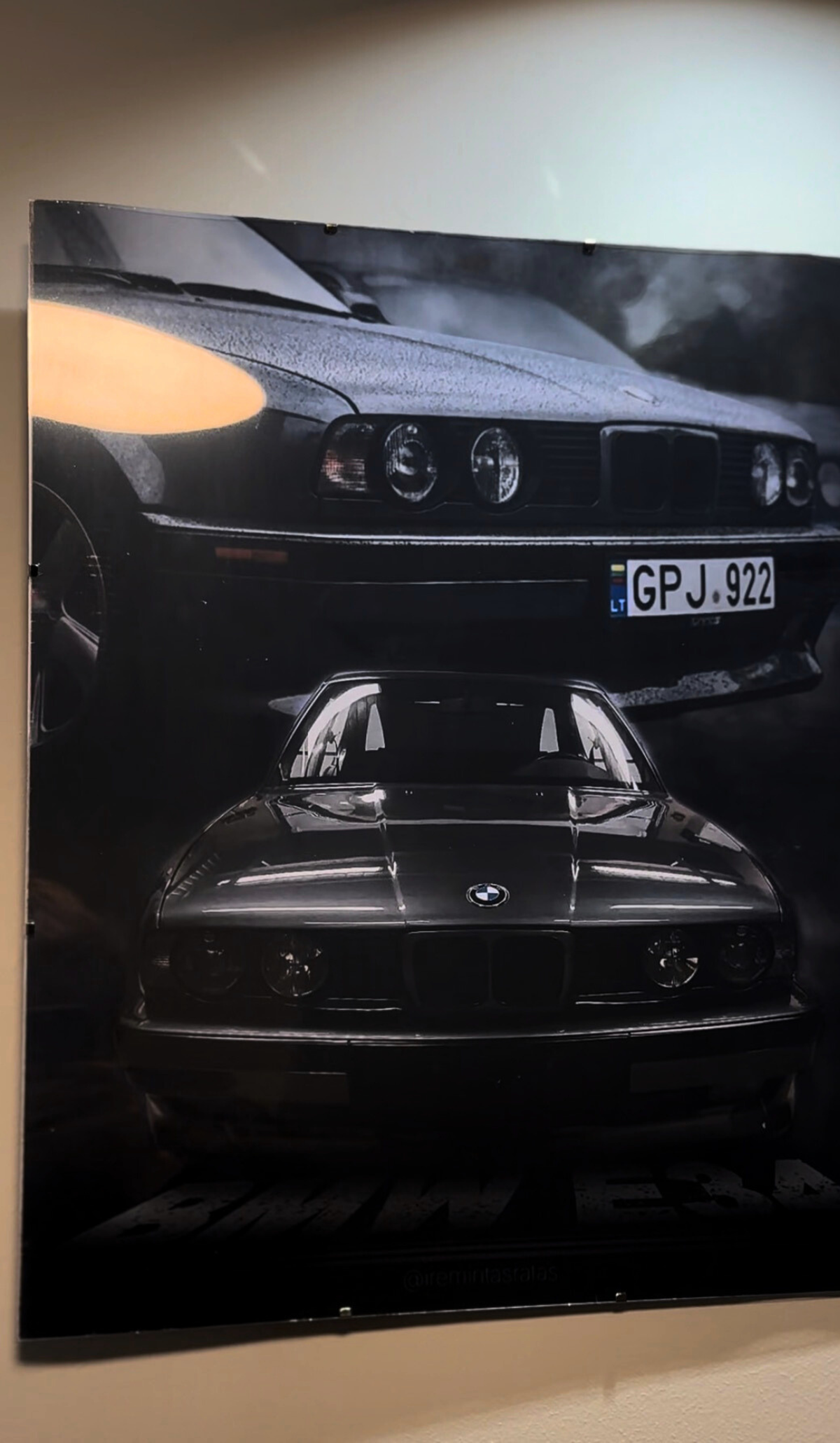 Individualus įrėmintas automobilio plakatas - STANDART